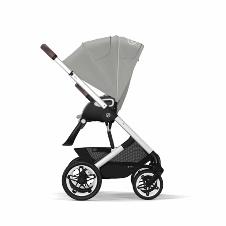 Cybex® Otroški voziček 4v1 Talos S Lux + Avtosedež Aton B2 + IsoFix baza One Grey