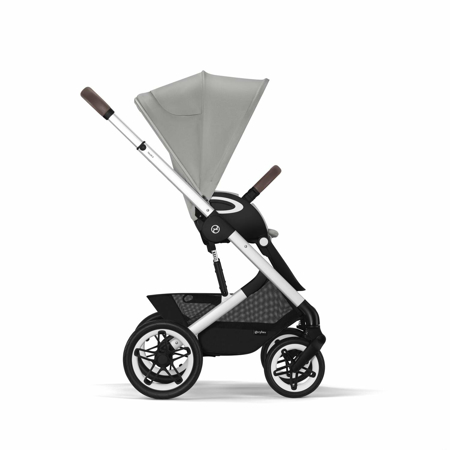 Cybex® Otroški voziček 4v1 Talos S Lux + Avtosedež Aton B2 + IsoFix baza One Grey