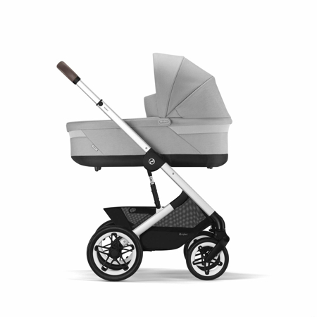 Cybex® Otroški voziček 4v1 Talos S Lux + Avtosedež Aton B2 + IsoFix baza One Grey