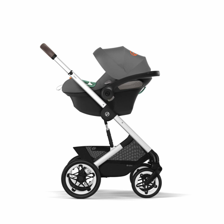 Cybex® Otroški voziček 4v1 Talos S Lux + Avtosedež Aton B2 + IsoFix baza One Grey
