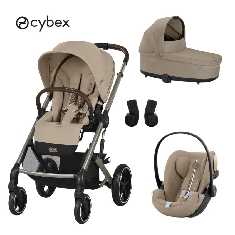 Slika za Cybex® Dječja kolica 3u1 Balios S Lux + Autosjedalica Cloud G Almond Beige