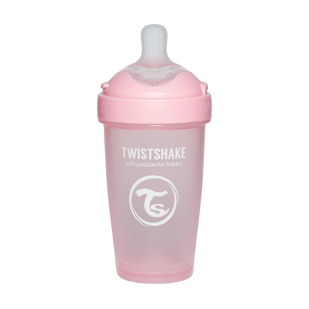 Slika za Twistshake® Bočica PRO Double Anti-Colic 260ml Pastel Pastel Pink
