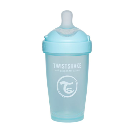 Picture of Twistshake Baby Bottle PRO Double Anti-Colic 260ml Pastel Pastel Blue