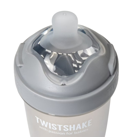 Twistshake® Steklenička PRO Double Anti-Colic 260ml Pastel Pastel Grey