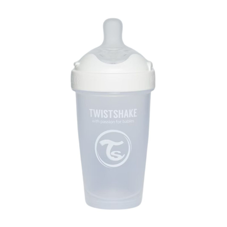 Immagine di Twistshake® Biberon PRO Double Anti-Colic 260ml Pastel White