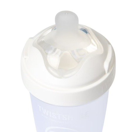 Immagine di Twistshake® Biberon PRO Double Anti-Colic 260ml Pastel White