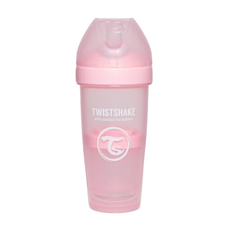 Slika za Twistshake® Bočica PRO Double Anti-Colic 330ml Pastel Pink