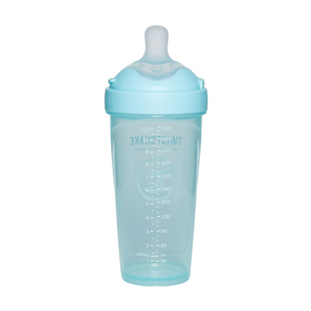 Twistshake® Steklenička PRO Double Anti-Colic 330ml Pastel Blue