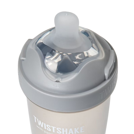 Twistshake® Steklenička PRO Double Anti-Colic 330ml Pastel Grey