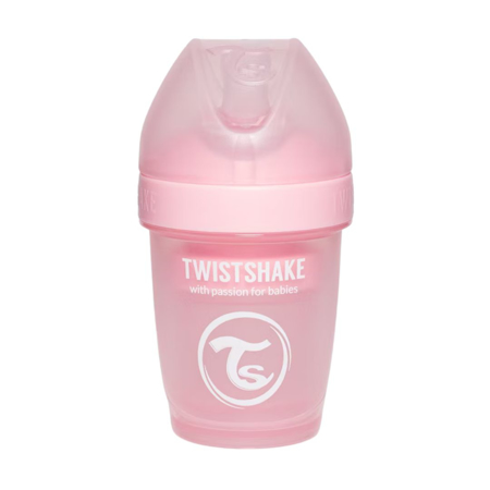 Slika za Twistshake® Bočica PRO Double Anti-Colic 180ml Pastel Pastel Pink