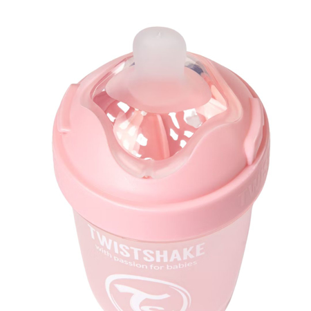 Slika za Twistshake® Bočica PRO Double Anti-Colic 180ml Pastel Pastel Pink