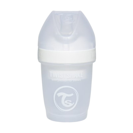 Twistshake® Steklenička PRO Double Anti-Colic 180ml White