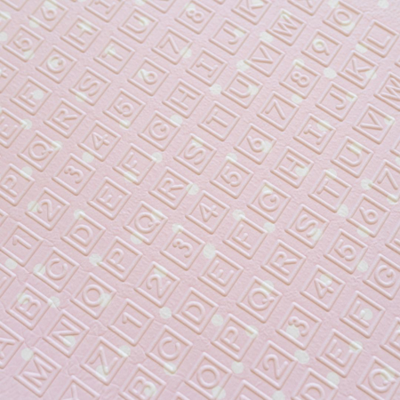 Evibell® Zložljiva igralna podloga 150x190 Dots/City Pink