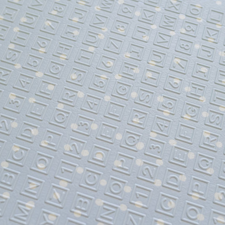 Evibell® Zložljiva igralna podloga 150x190 Dots/City Blue