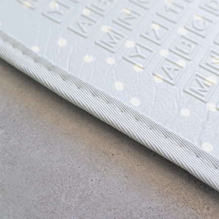 Evibell® Zložljiva igralna podloga 150x190 Dots/City Blue