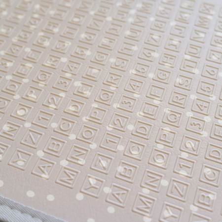 Slika za Evibell® Obostrana podloga za igru 150x190 Dots/City Grey