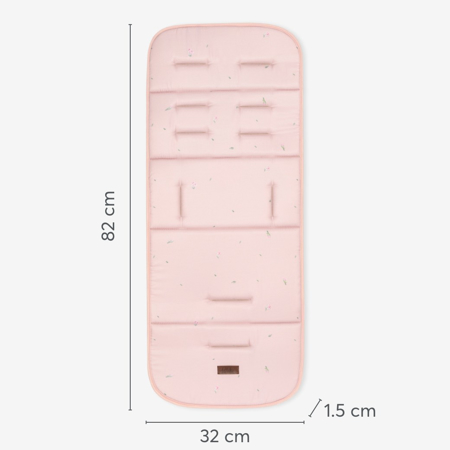 Slika za KikkaBoo® Univerzalna podloga za kolica Butterfly Dance Pink