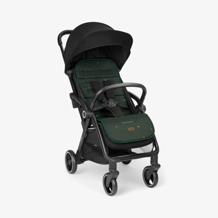 Picture of KikkaBoo® Stroller liner Secret Garden Deep Green