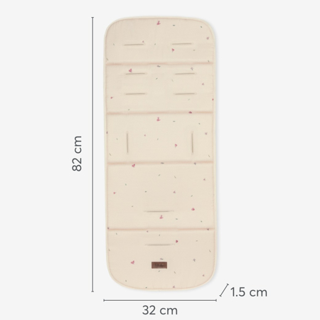Slika za KikkaBoo® Univerzalna podloga za kolica Secret Garden Beige
