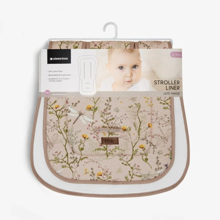 Slika za KikkaBoo® Zračni 3D Mesh uložak za kolica Secret Garden Beige