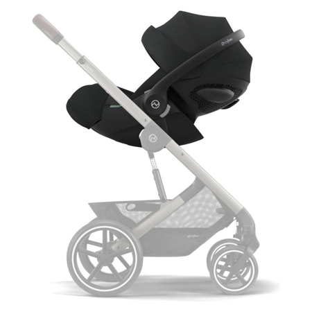 Slika za Cybex® Dječja kolica 4u1 Balios S Lux + Autosjedalica Cloud G + IsoFix baza G Moon Black (+ Rain cover)