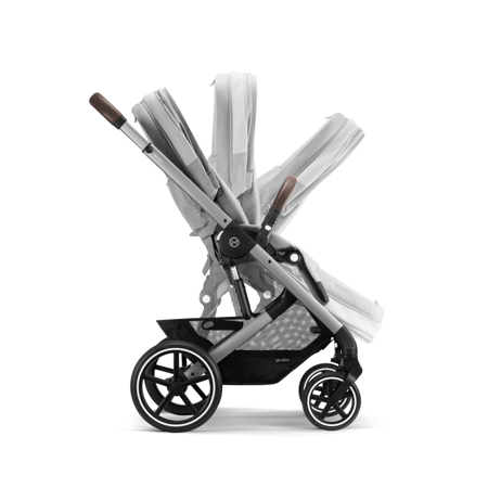 Slika za Cybex® Dječja kolica 4u1 Balios S Lux + Autosjedalica Cloud G + IsoFix baza G Stone Grey (+ Rain cover)
