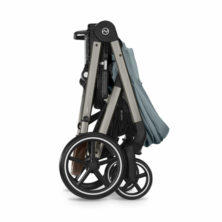 Cybex® Otroški voziček 4v1 Balios S Lux + Avtosedež Cloud G + IsoFix baza G Stormy Blue (+ Rain cover)