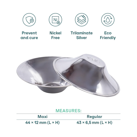 Slika za Koala Babycare® Zaštitne srebrne kapice za dojilje Trilaminate Silver Maxi