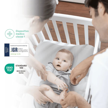 Koala Babycare® Moj prvi vzglavnik Perfect Head Maxi AIR Grey