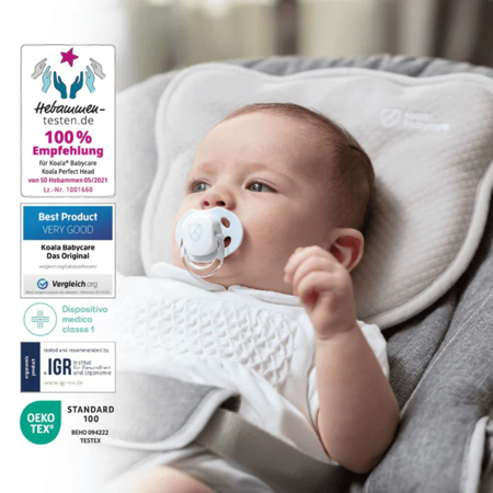 Koala Babycare® Pripomoček za preprečevanje zaležane glavice Perfect Head AIR Grey