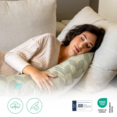 Koala Babycare® Jastuk za trudnice Hug Comfy Fan Green