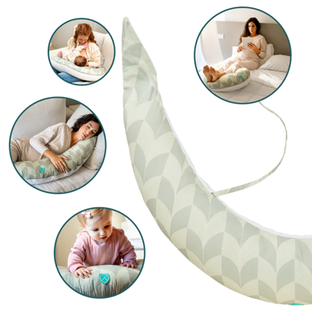 Koala Babycare® Blazina za nosečnice Hug Comfy Fan Green