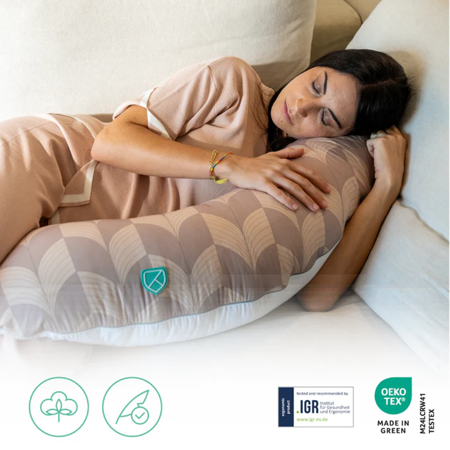 Koala Babycare® Jastuk za trudnice Hug Comfy Fan Beige