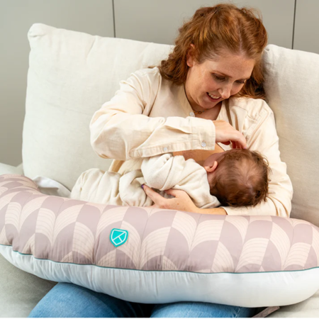 Immagine di Koala Babycare® Cuscino gravidanza e cuscino allattamento Hug Comfy Fan Beige