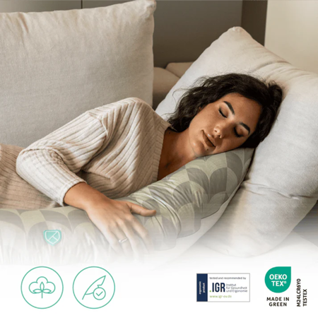 Koala Babycare® Blazina za nosečnice Hug+ Comfy Fan Green