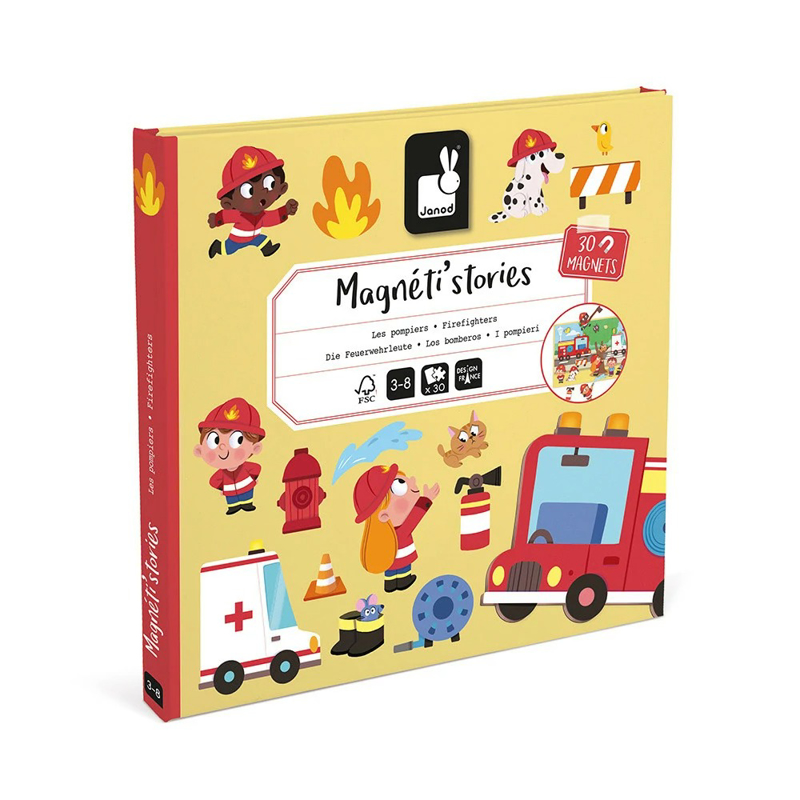 Picture of Janod® Magnetic Book Firefighters