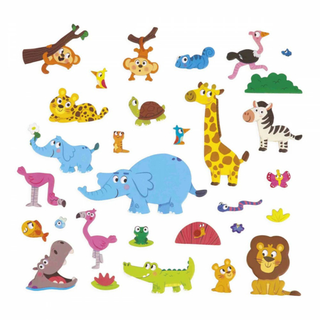 Janod® Magnetna knjiga African Animals