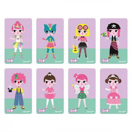 Slika za Janod® Magnetna igra Girl's costumes
