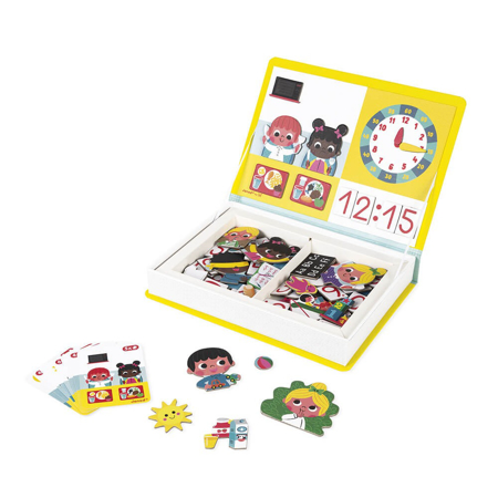 Janod® Magnetna igra Learn to Tell The Time