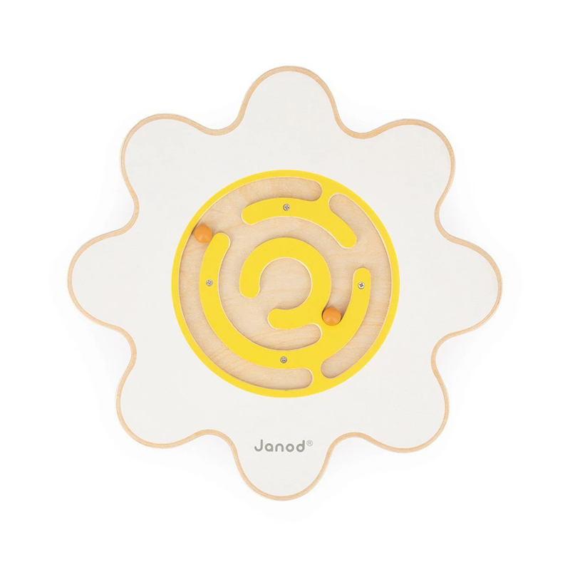 Janod® Leseni ravnotežni disk Flower