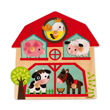 Slika Janod® Glasbena sestavljanka Friends of the Farm