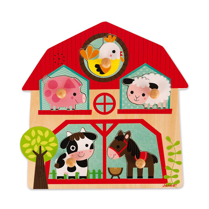Slika za Janod® Glazbena slagalica Friends of the Farm
