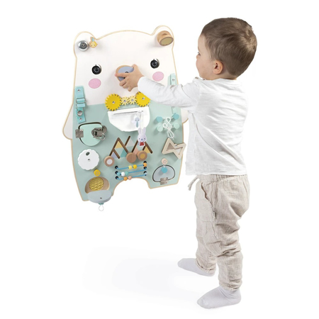 Janod® Lesena aktivnostna tabla Bear