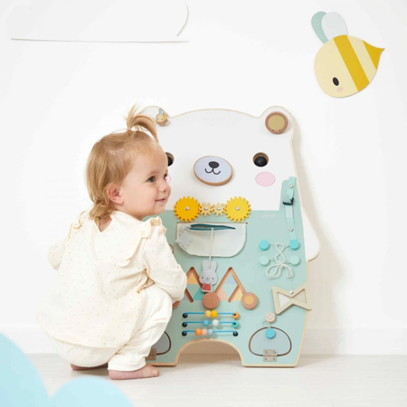 Janod® Lesena aktivnostna tabla Bear