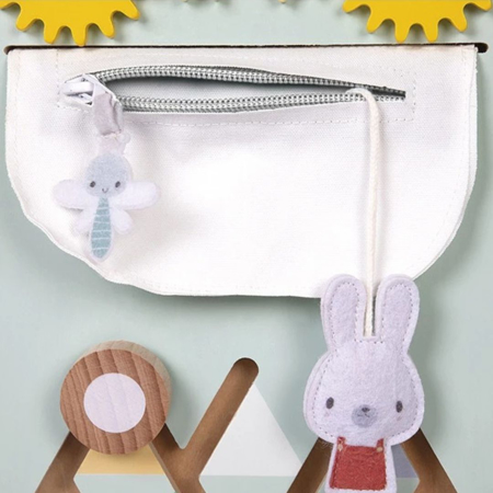 Janod® Lesena aktivnostna tabla Bear