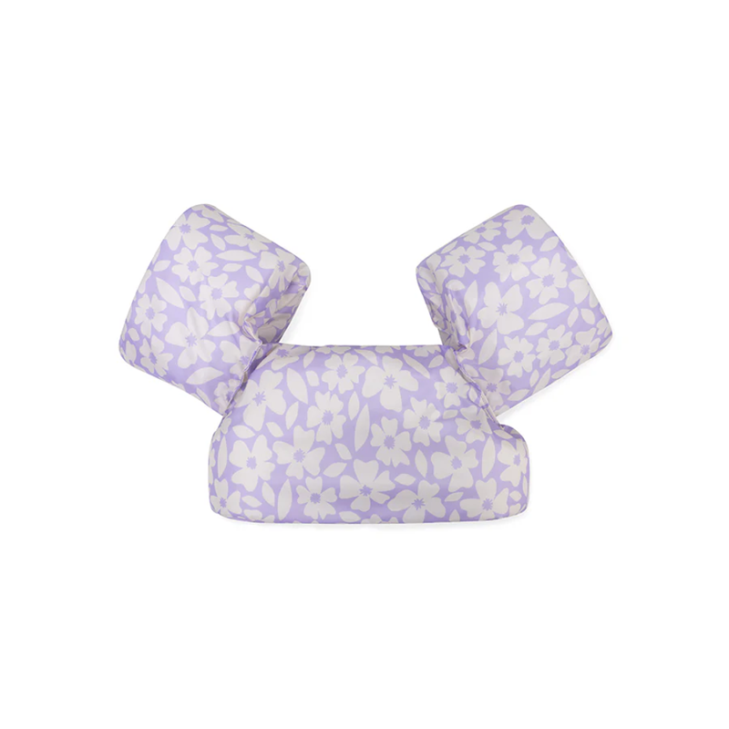 Immagine di Swim Essentials® Giacca da nuoto con braccioli Purple Flowers (2-6 Anni)