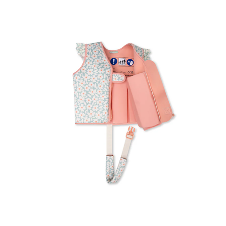 Swim Essentials® Jopič za učenje plavanja Green Flowers