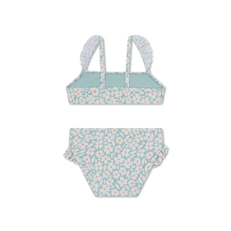 Swim Essentials® Otroške bikini kopalke Green Flowers