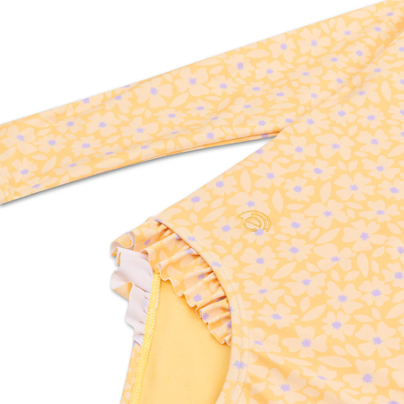 Swim Essentials® Otroške enodelne kopalke Yellow Flowers
