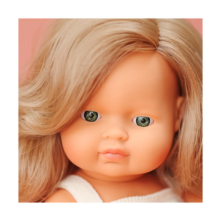 Miniland® Punčka Caucasian Girl 38cm My Friends & Me